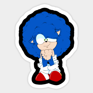 Sonic the Fluffhog Sticker